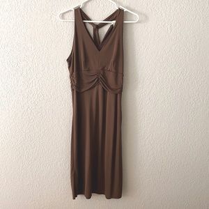 Loft brown cocktail dress size 4